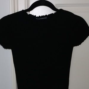 Black crop top from brandy